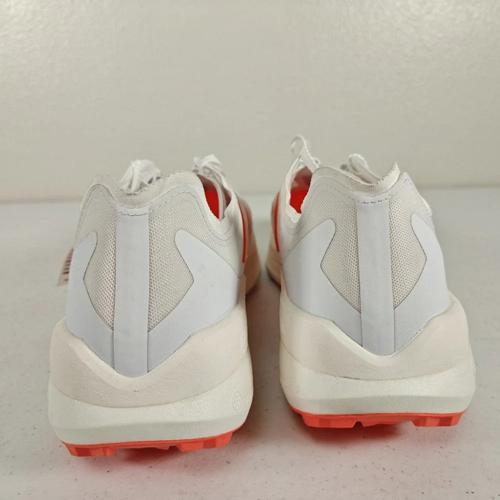 Adidas Terrex Agravic Speed Men's Trail Shoes White Impact Orange Size 13 JI0954